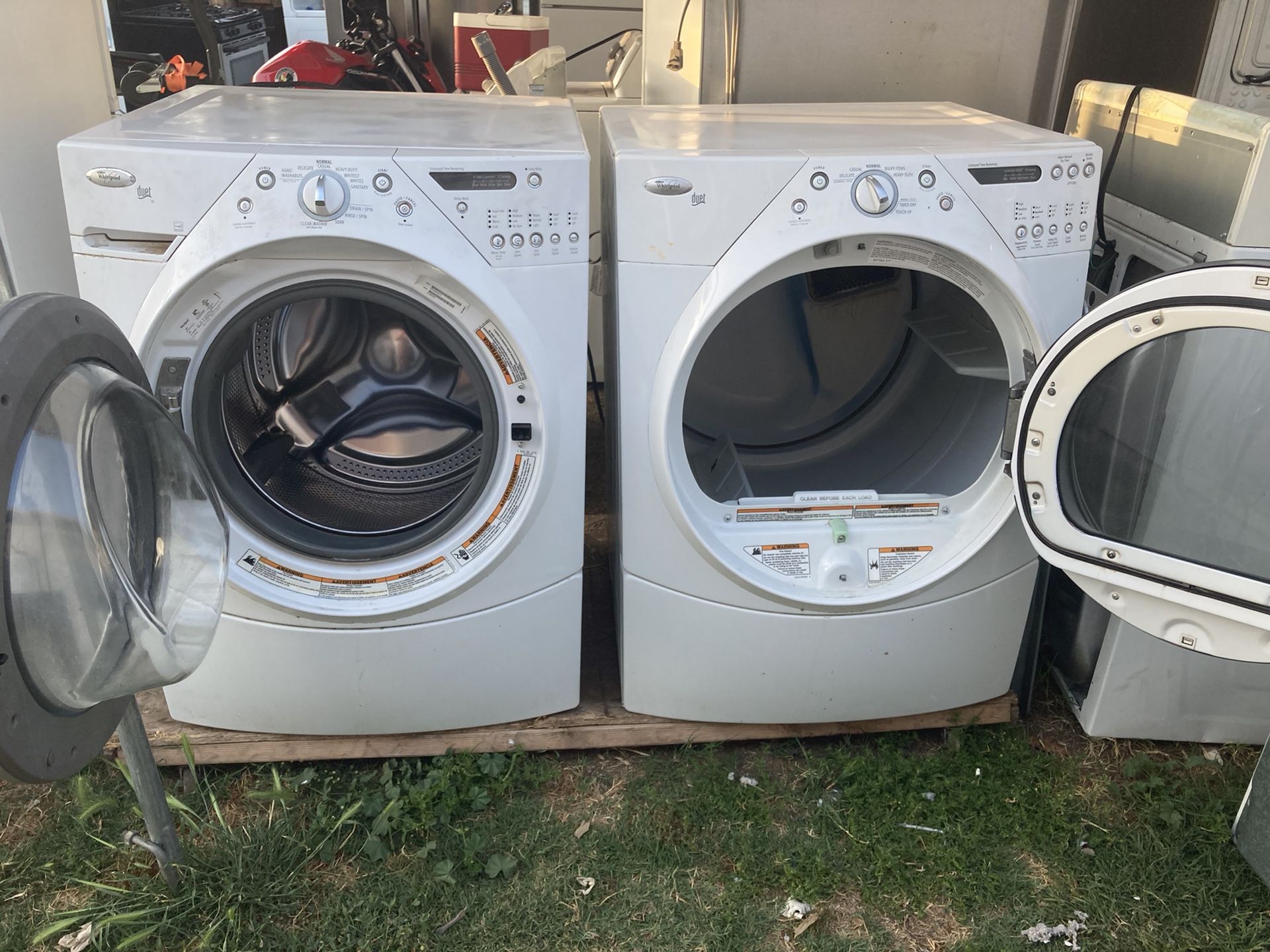 Washer And Gas Dryer Heavy Duty Brand Whirlpool Everything Works 3 Months Of Guarantee