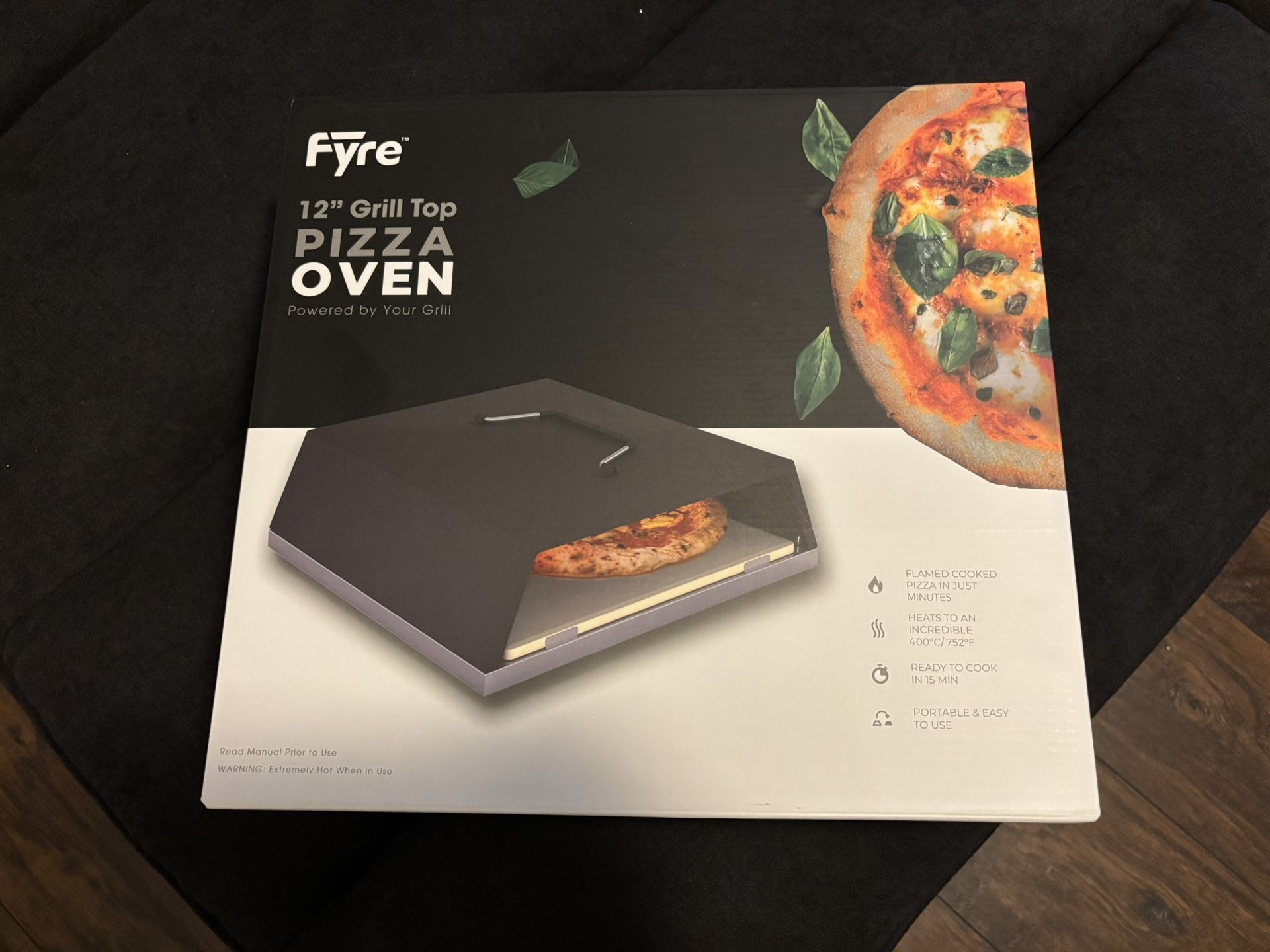 Fyre 12” Grill Top Pizza Oven