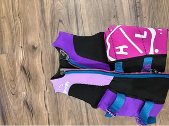 Black and purple JetPilot life vest kids and youth
