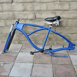 26" Vintage Blue Cruiser Bike