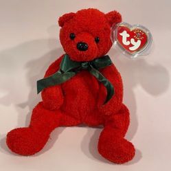 2001 Vintage Ty Beanie Baby Mistletoe the Christmas Bear 8" Excellent Used Con...Ty Beanie Boos Paw Patrol Rocky the Blue and Green Dog Excellent Used