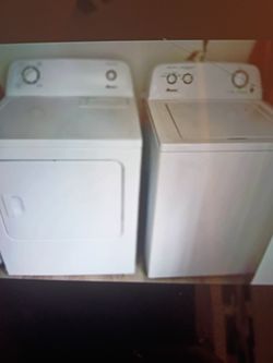 Amana XL Washer and Dryer Set White