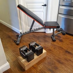 Power Block Elite and Adjustable Bench 