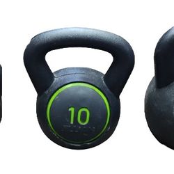Jillian Michaels 3 Kettle Bell Gym Weights Set