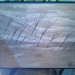 Lee Roberts ( Beach Scene) Painting