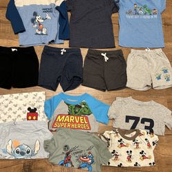 Toddler Boys Clothes 9 Tops 4 Shorts
