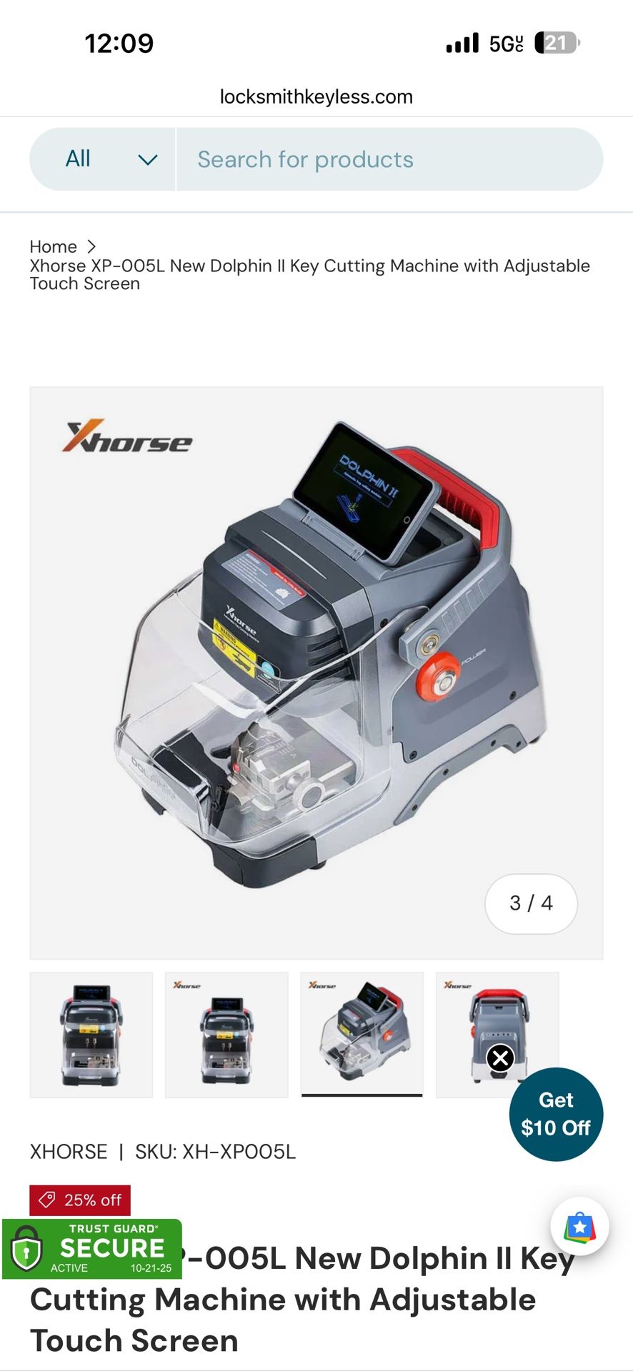 Dolphin Xp-005L Under Warranty Used 3 Times