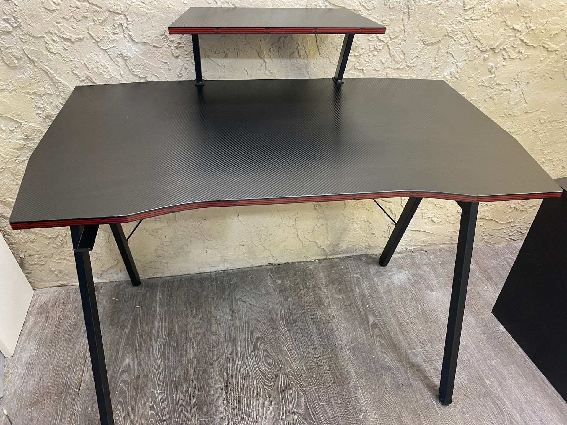 Racing Gaming Desk with Monitor Riser - Local Delivery Available for a Fee - See My Other Items ๐