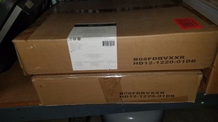 Two 12ft X 20ft Black Tarps NIB Never Used