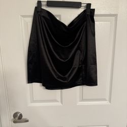 Better Be Black Mini Skirt Size 3XL 