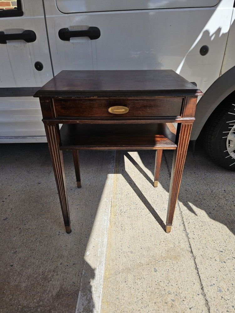 Small Vintage Antique Desk Foyer Table