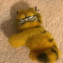 Vintage 1981 R Dakin Garfield Plush Clip On 4”x3”