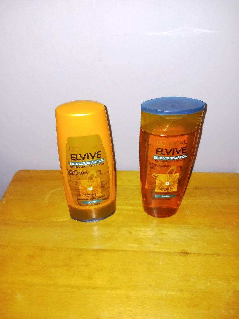 L'oreal Elvive shampoo and conditioner