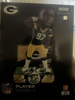 Kenny Clark Signed Bobble Head Collector Item