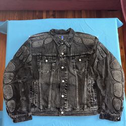 Yeezy Gap Padded Stressed Denim Jacket