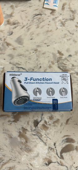 Hibbent 3-Function Pull Down Kitchen Faucet Head