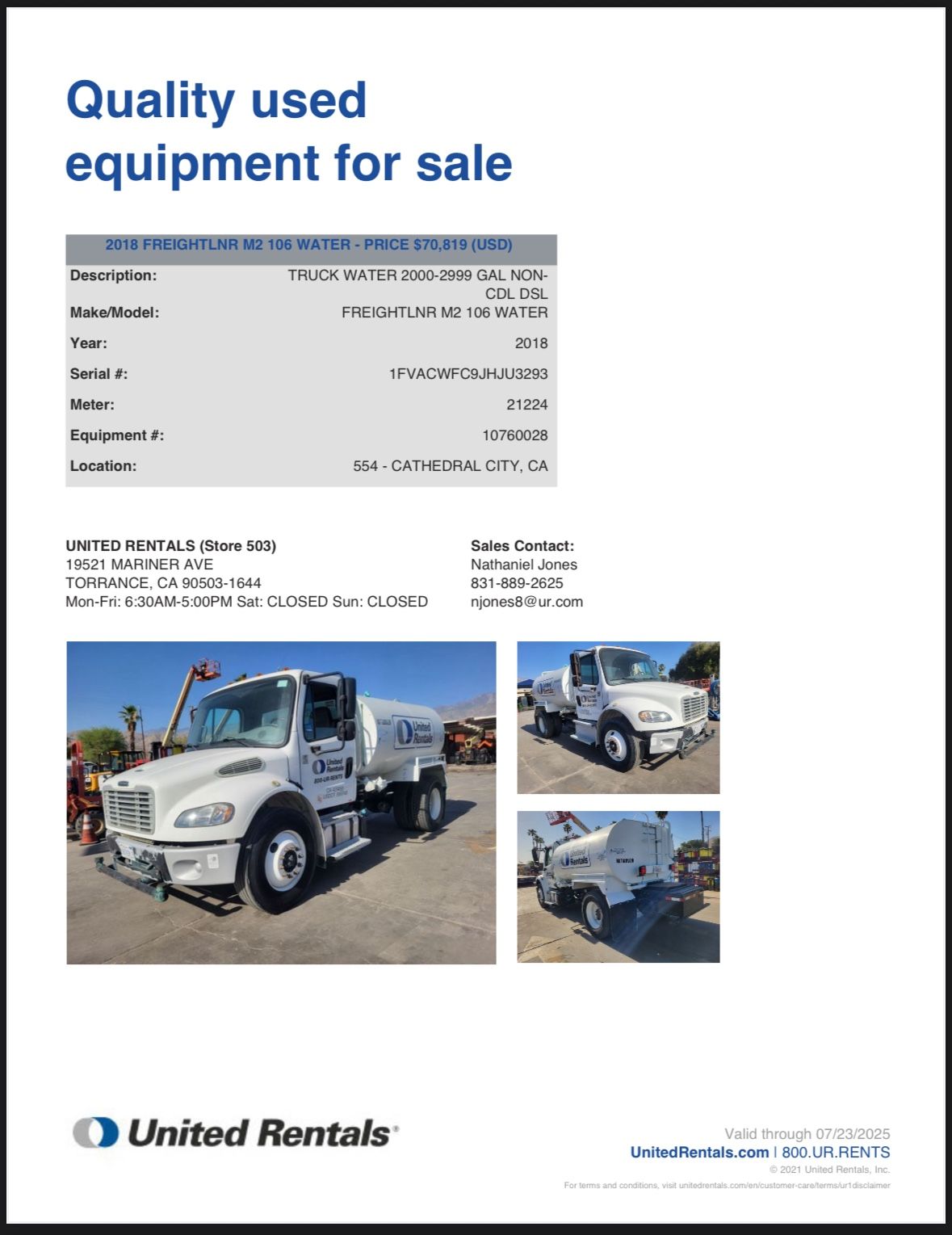 Water Trucks For Sale!