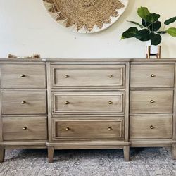 🪴 Stunning Sausalito Nine Drawer Solid Wood Dresser - Delivery Available! 🪴
