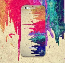 Watercolor Pattern Rubber Soft iPhone 7 Plus Case