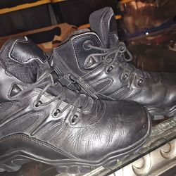 Bates Mens Leather Work Boots Size 10