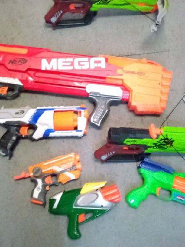 7 Nerf Guns Miscellaneous Great For A Nerf Gun Party No Ammo