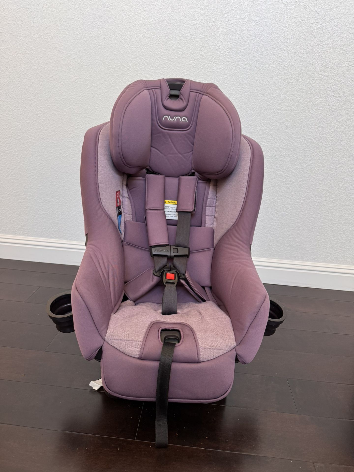 Nuna RAVA Fire Retardant-Free Convertible Car Seat in beautiful Wisteria (purple) color