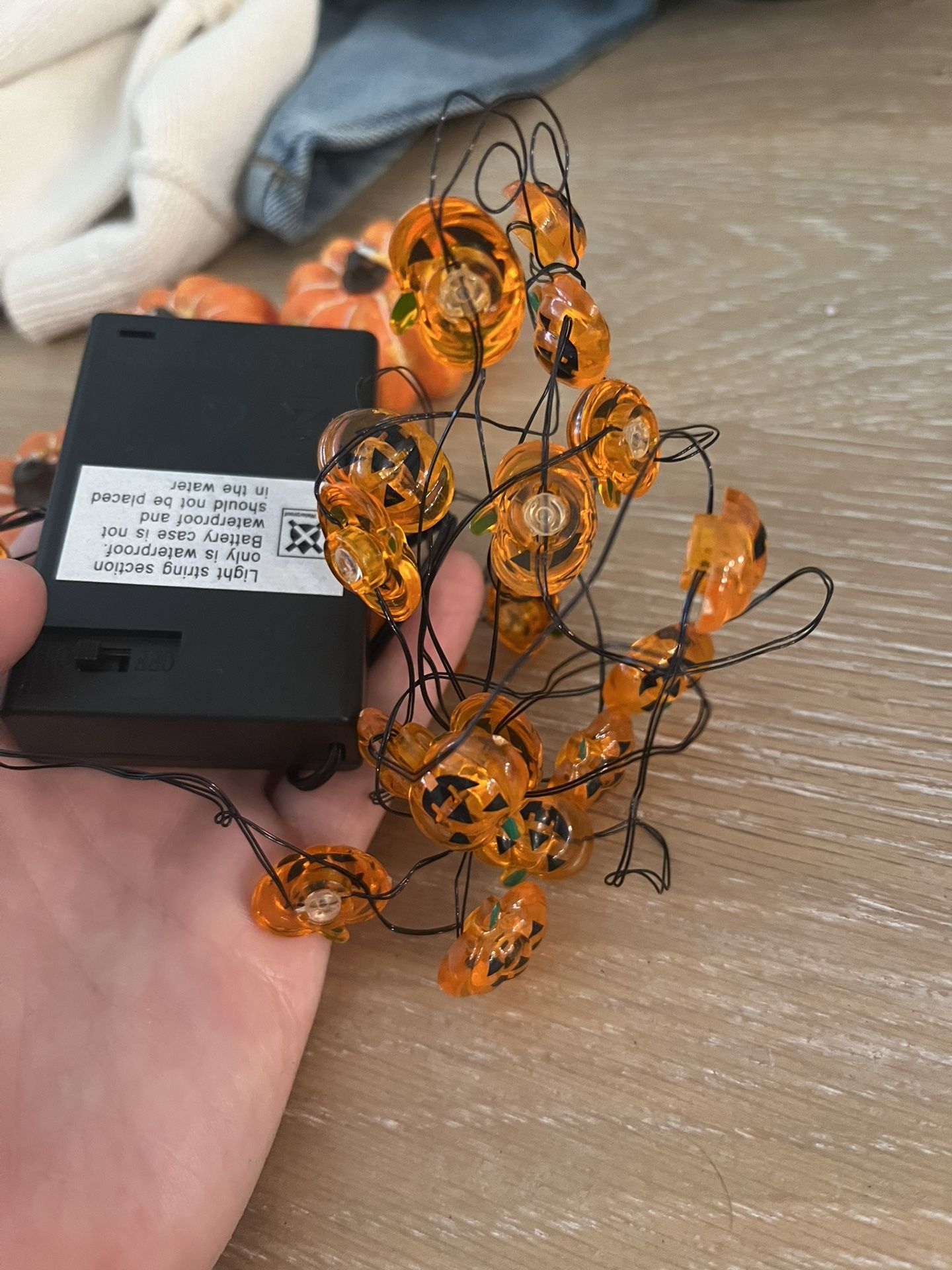 Pumpkin String Lights