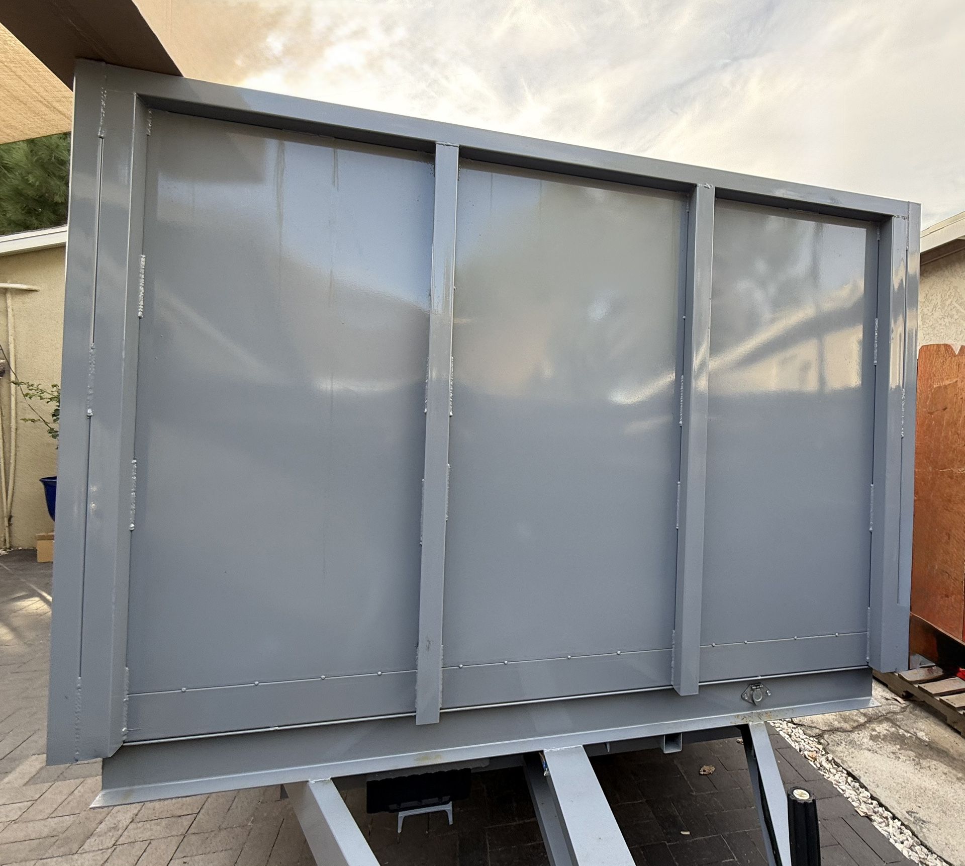 New 8x4x12 Hydraulic Lift Dump Trailer