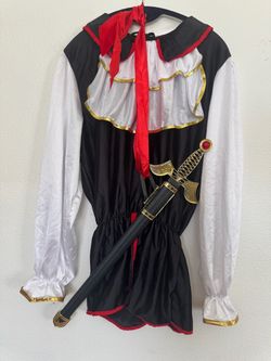 Spencer Gifts Pirate Costume Size Large