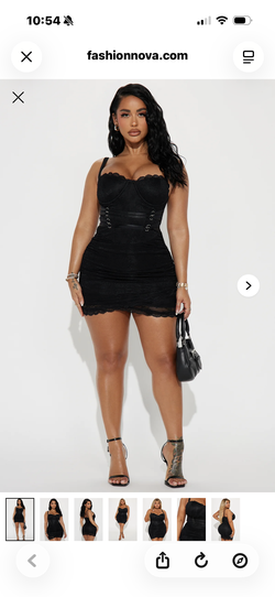 Fashion nova black dress