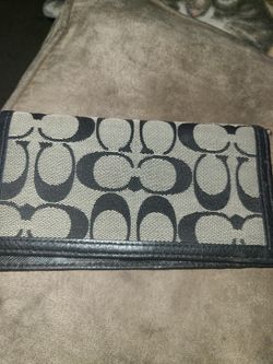 Coach Check Book Holder 