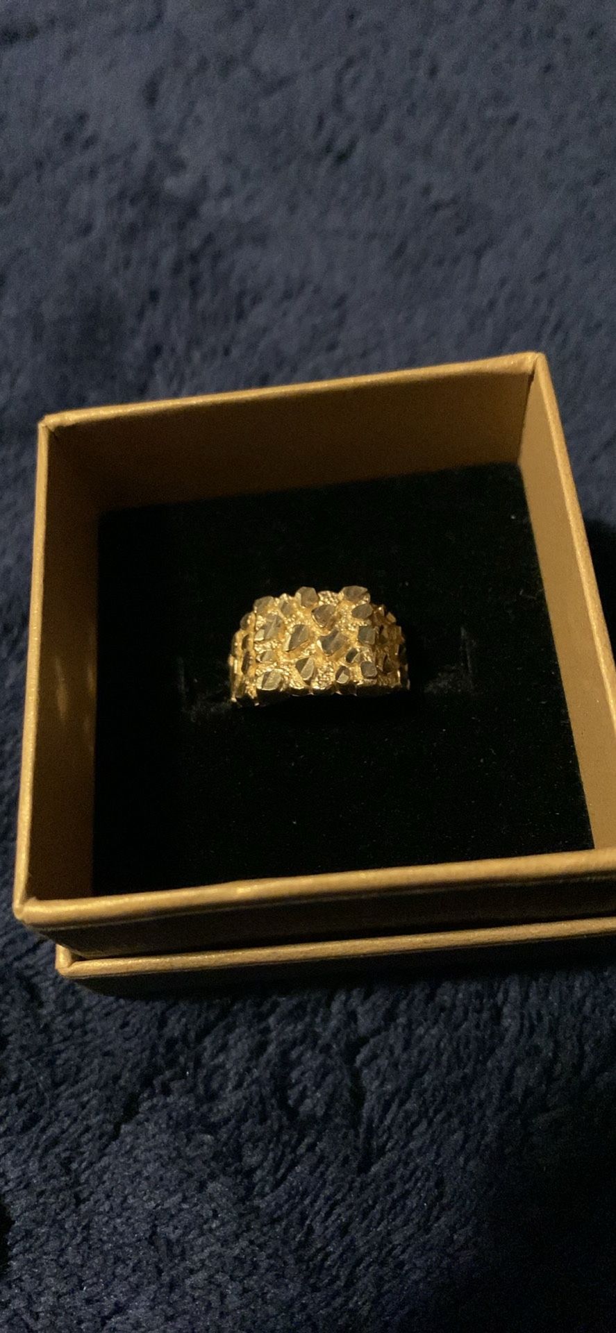 Gold Nugget Ring
