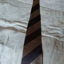 Coach Brown Stripes Mens Tie