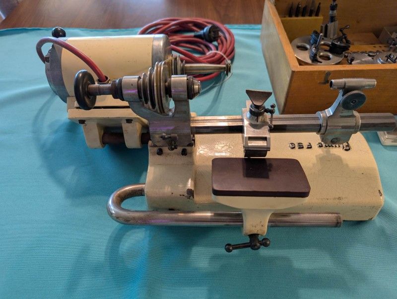 Vintage Flume F35 Jeweler's Lathe
