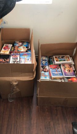 2 large / XL boxes of TAPES (including Disney)