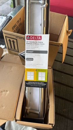 Delta 20” handles for sliding shower doors