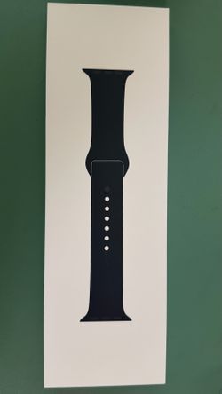 NEW SEALED Official Apple Watch 46mm Black Sport Band (M/L)