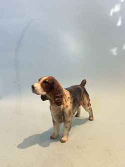 Antique ceramic dog