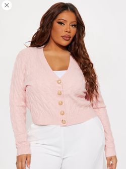 Cable Knit Cardigan New w/ Tags
