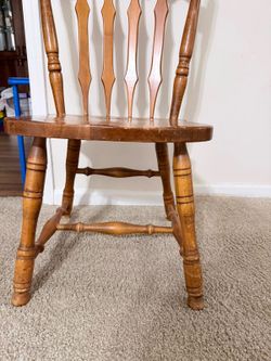 Solid Wood Windsor Dining Chair 3 chairs– Classic Farmhouse Style