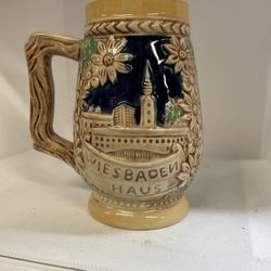 Wiesbaden Haus German Beer Stein, Vintage