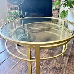 Gold Nesting Coffee Table
