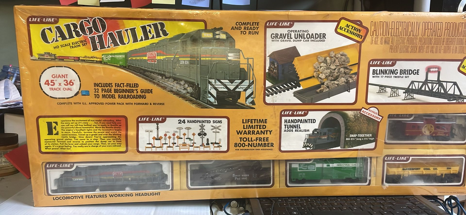 1985 Life-like Train Hauler New In Box Rare Vintage 