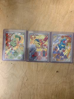 Pokemon First Partner Series 2 Gen 2 Starter promos