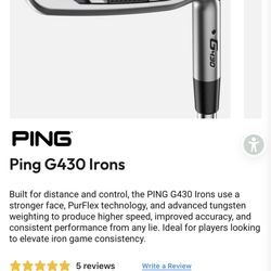 PING G430 Irons 5-PW/45
