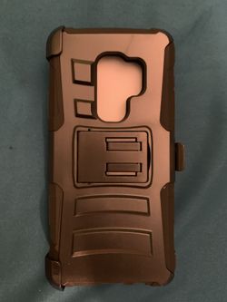 Samsung 9 plus Hard case with stand and clip