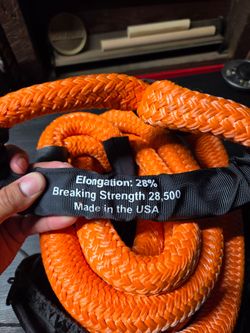 Kinetic Recovery Rope 7/8" x 30" 28,500 - Made in USA - GearAmerica