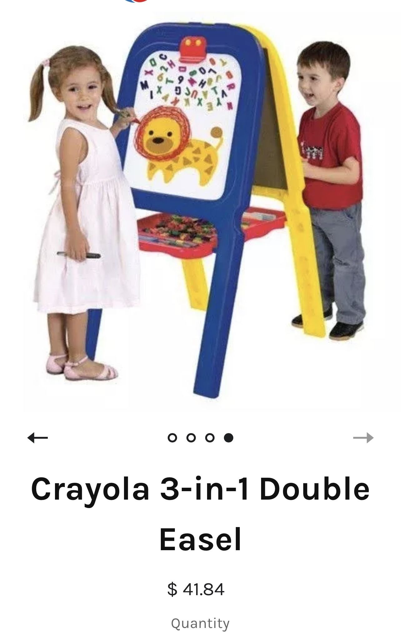 Crayola Board, Double Side, Red&  Blue Color