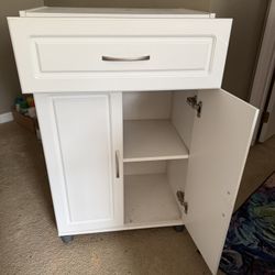 Cabinet With Drawer And Two Shelves