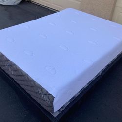 “like New” Puffy Lux Luxury Hybrid Twin Xl Mattress Bed 